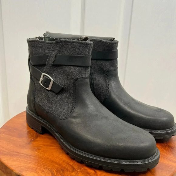 Merrell Women's Legacy Ankle Boots Size 7.5 Black Waterproof Buckle Casual - Picture 2 of 10